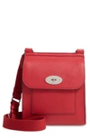 Mulberry Small Antony Leather Crossbody Bag In Scarlet