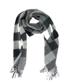 BURBERRY BURBERRY CHECKED FRINGE DETAIL SCARF