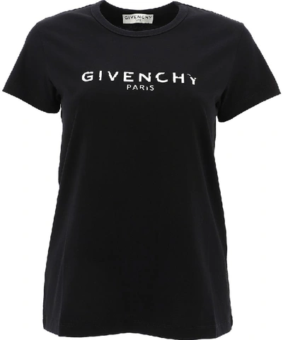 Givenchy T-shirt In Cotone Con Logo In Black