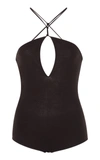 BOTTEGA VENETA TWIST-NECK CASHMERE-BLEND BODYSUIT,791508