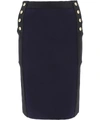 GIVENCHY GIVENCHY 4G BUTTON EMBELLISHED PENCIL SKIRT