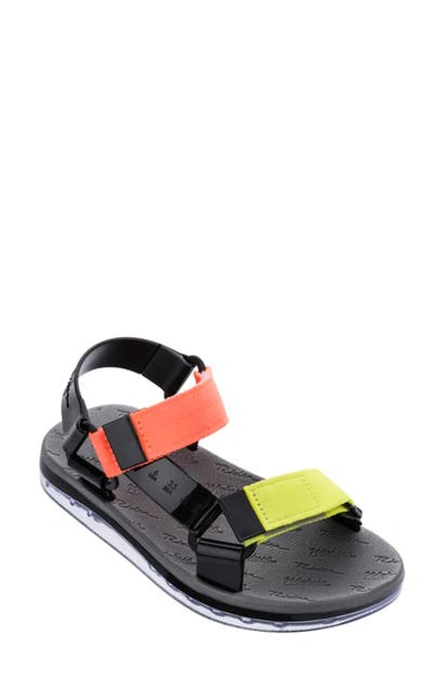 Melissa Women's Papete + Rider Strappy Sandals In Charcoal