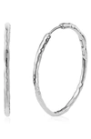 MONICA VINADER SIREN MUSE LARGE HOOP EARRINGS,SS-EA-SPLH-NON