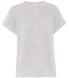 BRUNELLO CUCINELLI 棉质混纺针织T恤,P00442095