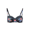 TORY BURCH FLORAL BIKINI TOP,P00465411