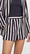 ALICE AND OLIVIA CONRY PLEATED CUFF SHORTS
