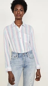 Rails Ellis Striped Blouse In Iris Stripes