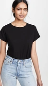 Re/done Black 1950's Boxy T-shirt