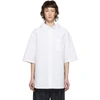 BALENCIAGA WHITE SWING SHORT SLEEVE SHIRT