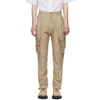 GIVENCHY GIVENCHY BEIGE TAPERED CARGO PANTS