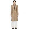 GIVENCHY GIVENCHY BEIGE SILK COAT