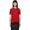 FENDI RED 'FOREVER FENDI' T-SHIRT