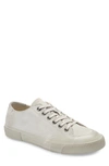 Allsaints Mens Chalk White Dumont Low-top Suede Trainers 11