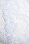 Skarlett Blue Minx Balconette Bra In Blue Thistle / White