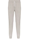 Maison Kitsuné Logo-appliqued Cotton Sweatpants In White
