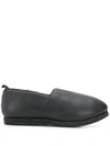 GUIDI PLAIN CHUNKY-STYLE LOAFERS