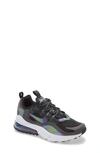 Nike Big Kids Air Max 270 React Casual Sneakers From Finish Line In Dark Grey/ Black/ White