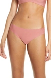 Commando Butter Stretch-modal Thong In Cadet