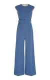 EMILIA WICKSTEAD BELTED CREPE JUMPSUIT,783387