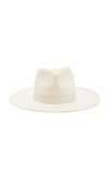 Janessa Leone Zoe Raffia Hat In White
