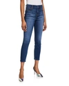 Jen7 By 7 For All Mankind High Rise Ankle Skinny Jeans In Classic Medium Blue In Classic Medium Bl