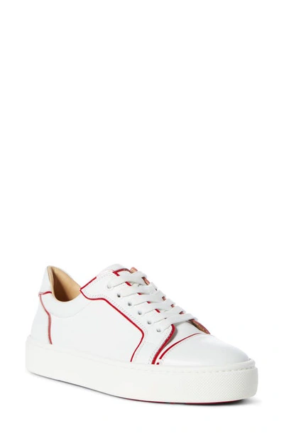 Christian Louboutin Vieirissima Low Top Sneaker In White