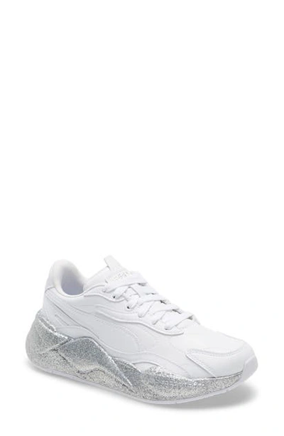 Puma Women's Rs-x Glitz Chunky Low-top Sneakers In White