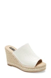 KARL LAGERFELD CARINA WEDGE SANDAL,KL109235