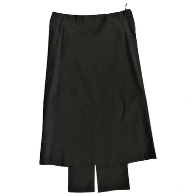 Pre-owned Liviana Conti Mid-length Skirt In Black