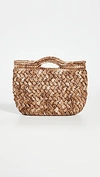 CATERINA BERTINI WOVEN TOTE BAG