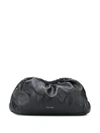 Mansur Gavriel Mini Lambskin Cloud Clutch Bag In Black