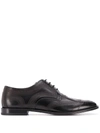 DOLCE & GABBANA BROGUE-DETAILED DERBY SHOES