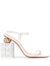 JACQUEMUS ELME 110MM SANDALS