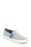 Vince Women's Blair Linen Slip-on Sneakers In Seascape