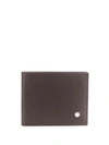 ORCIANI PEBBLED LEATHER BIFOLD WALLET
