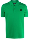 Paul & Shark Chest Logo-patch Polo Shirt In Green