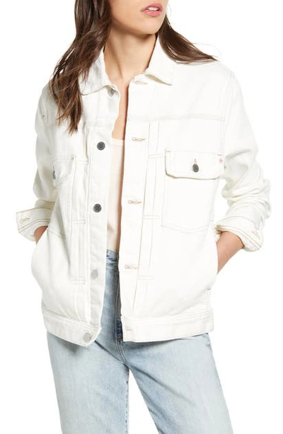 Ag Omaha Denim Jacket In Moderne White