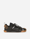 Dolce & Gabbana Mixed-material Ns1 Sneakers In Black