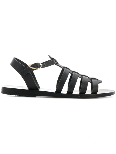 Ancient Greek Sandals Korinna Sandals In Black