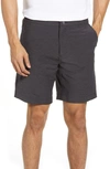 Faherty All Day Straight-leg Recycled Stretch-shell Shorts In Charcoal