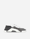 Dolce & Gabbana Ns1 Slip On Sneakers In Mixed Materials In Grey