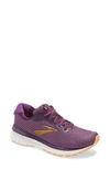 Brooks Adrenaline Gts 20 Running Shoe In Grape/ Jewel/ Cantaloupe