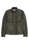 Belstaff Racemaster Jacket In Faded Olive