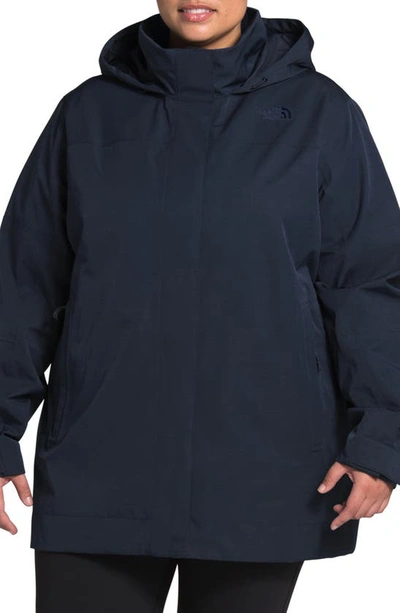 The North Face Westoak City Waterproof & Windproof Coat In Urban Navy