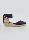 CASTAÃ±ER CARINA CANVAS ANKLE-TIE ESPADRILLES,PROD154130099