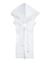Veronica Beard White Hooded Cotton Dickey