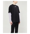 OFF-WHITE Airport Tape cotton-jersey T-shirt