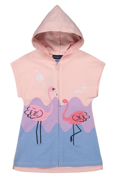 Andy & Evan Kids' Flamingo Cover-up In Pink