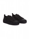ANN DEMEULEMEESTER BLACK SUEDE trainers,2013-2834-354-099