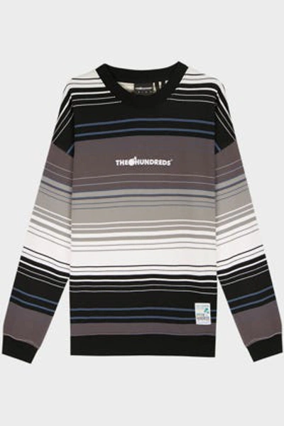 The Hundreds Dawn Striped Crewneck T-shirt In Stripes